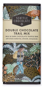 Seattle Chocolate Double Chocolate Trail Mix 2.5oz Truffle Bar