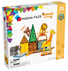MAGNA-TILES Safari Animals 25 Piece Set