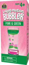 Load image into Gallery viewer, Pink &amp; Green Liquid Motion Bubbler
