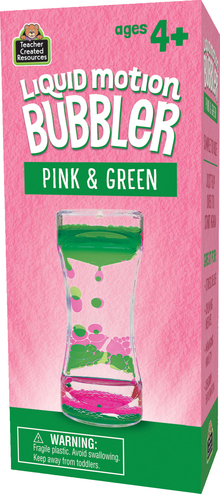 Pink & Green Liquid Motion Bubbler