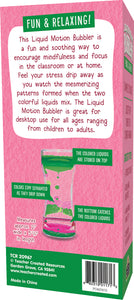 Pink & Green Liquid Motion Bubbler