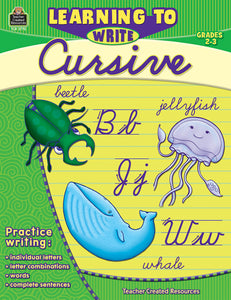 Learning to Write Cursive Grade 2-3