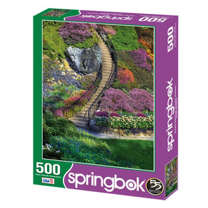 Springbok Garden Stairway- 500pc Jigsaw Puzzle
