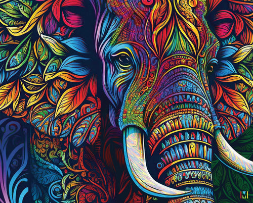 Springbok ELEPHANT MANDALA 1000PC Jigsaw Puzzle