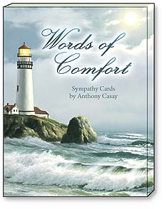 Words of Comfort Sympathy Cards by Anthony Casay #34640
