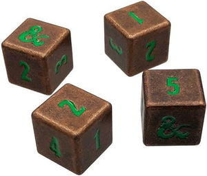 UP D & D Heavy Metal D6 Dice Copper