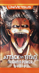 Universus Attack on Titan Origins of Power Booster Pack
