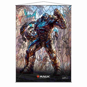 Magic the Gathering Wall Scroll: MtG: Stained Glass: Karn