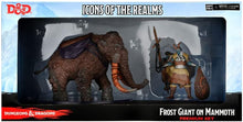 Load image into Gallery viewer, Dungeons &amp; Dragons Icons of the Realms Snowbound, Frost Giant on Mammoth