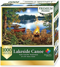 Load image into Gallery viewer, Springbok Lakeside Canoe 1000 Piece Wooden Jigsaw Puzzle