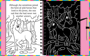 Scratch & Draw Unicorns & Horses Too!