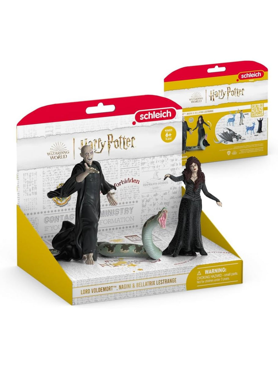 Schleich Harry Potter Figure: Voldemort, Nagini and Bellatrix – Funtime ...