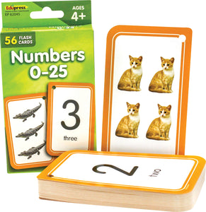 Teacher Created Resources Numbers 0-25 Flash Cards