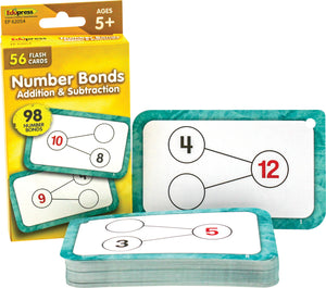Number Bonds Flash Cards - Addition and Subtraction