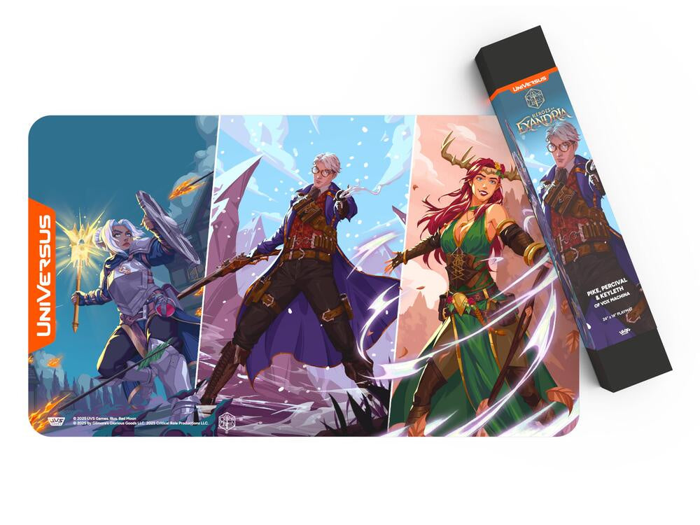 UniVersus TCG: Critical Role - Heroes of Exandria - Playmat, Pike, Percival, Keyleth