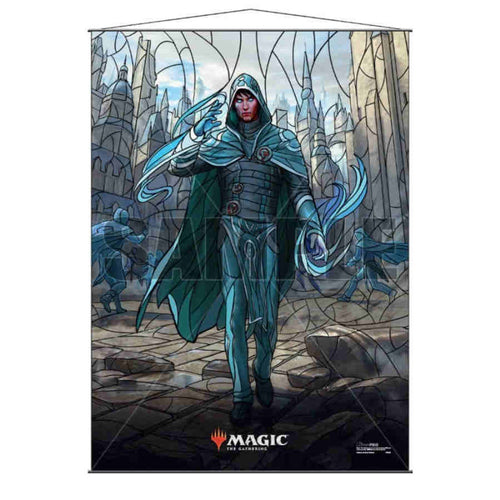 Magic the Gathering Wall Scroll: MtG: Stained Glass: Jace