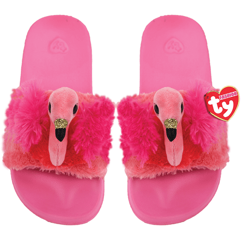 Gilda the Flamingo Slides Slip Ons-Large