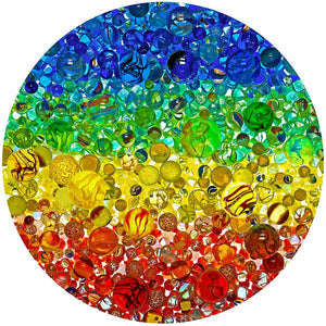 Springbok Illuminated Marbles - 500pc Round Jigsaw Puzzle