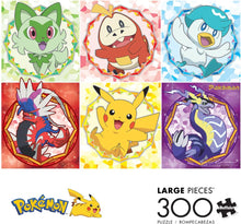 Load image into Gallery viewer, Pokemon Paldea Badges 300 LG Piece Puzzle