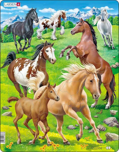 Larson Horses Children's 65 Piece Children's Educational Jigsaw Puzzle