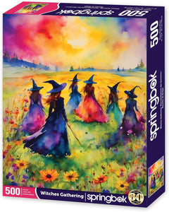 SPRINGBOK WITCHES GATHERING 500PC JIGSAW PUZZLE
