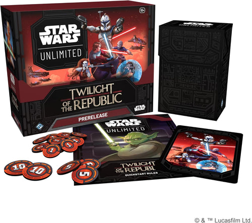 STAR WARS UNLIMITED TWILIGHT OF REPUBLIC PRERELEASE BOX