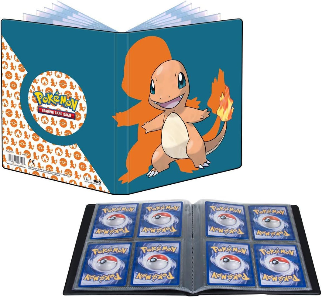 charmander card binder Ultra Pro 4 pkt Pokemon Binder-Charmander – Funtime Toys and Gifts