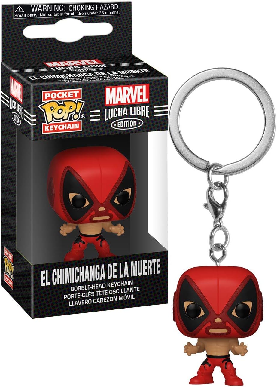 Funko POP Keychain: Marvel Luchadores- Deadpool