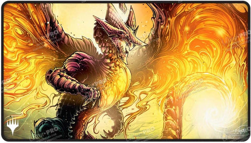 ULTRA PRO: MAGIC THE GATHERING: TARKIR: DRAGONSTORM: BLACK-STITCHED PLAYMAT ABZAN