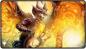 ULTRA PRO: MAGIC THE GATHERING: TARKIR: DRAGONSTORM: BLACK-STITCHED PLAYMAT ABZAN