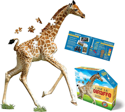 Madd Capp Puzzle I'm a Lil Giraffe 100pc Shaped Puzzle