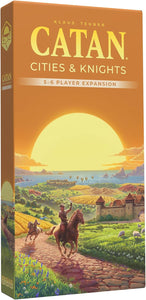 Catan Revised Edition Cities & Knights 5-6 player Extension Game 6th Edition