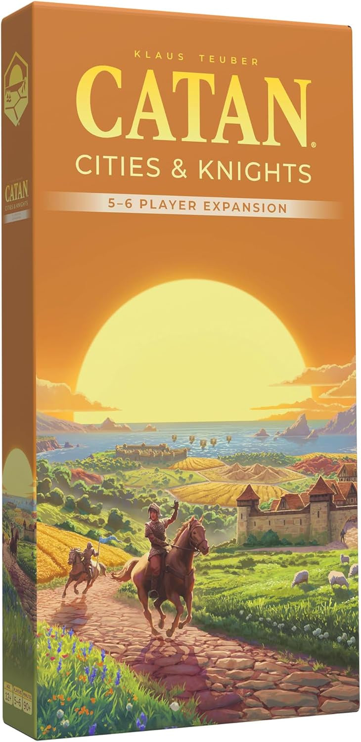 Catan Revised Edition Cities & Knights 5-6 player Extension Game 6th Edition