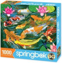 Load image into Gallery viewer, SPRINGBOK KOI POND 1000PC JIGSAW PUZZLE
