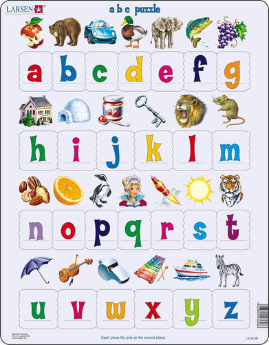Larson Alphabet Letters 26pc Jigsaw Puzzle