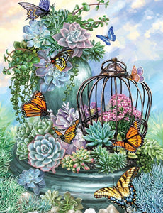 SPRINGBOK BUTTERFLY BLISS 500PC JIGSAW PUZZLE