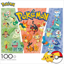 Load image into Gallery viewer, Pokemon Starters 100pc Puzzle