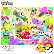 Load image into Gallery viewer, Pokemon Birthday Party Celebration 100pc Puzzle