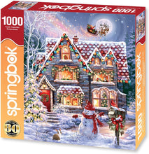 Load image into Gallery viewer, Springbok CHRISTMAS EVE COTTAGE 1000pc Puzzle