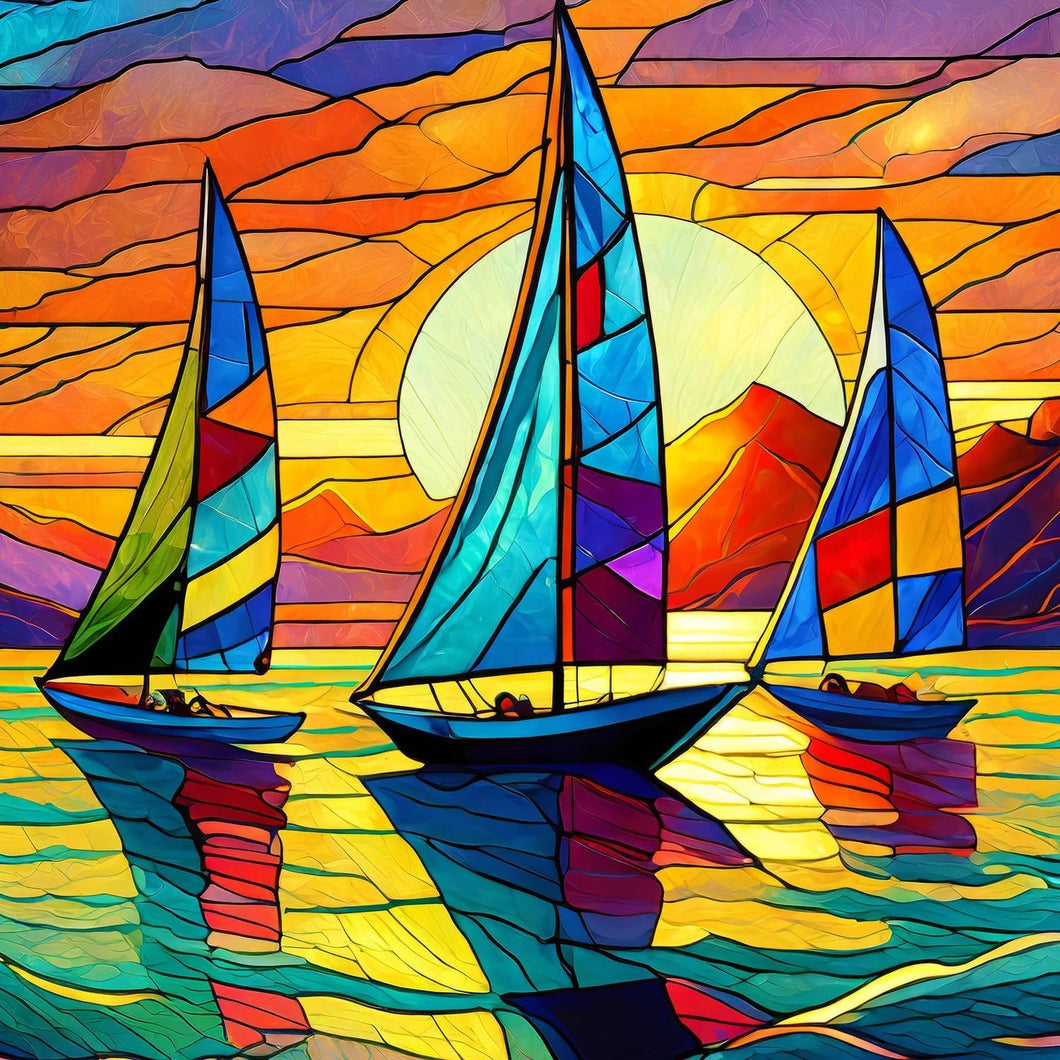 Springbok Sunset Sailing 500pc Jigsaw Puzzle