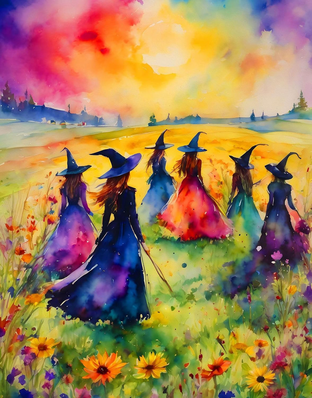 SPRINGBOK WITCHES GATHERING 500PC JIGSAW PUZZLE