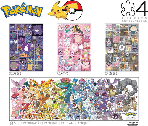 Pokemon 4 x 1 Multipak Puzzle
