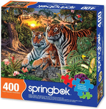 Load image into Gallery viewer, SPRINGBOK HIDDEN TIGERS 400PC JIGSAW PUZZLE
