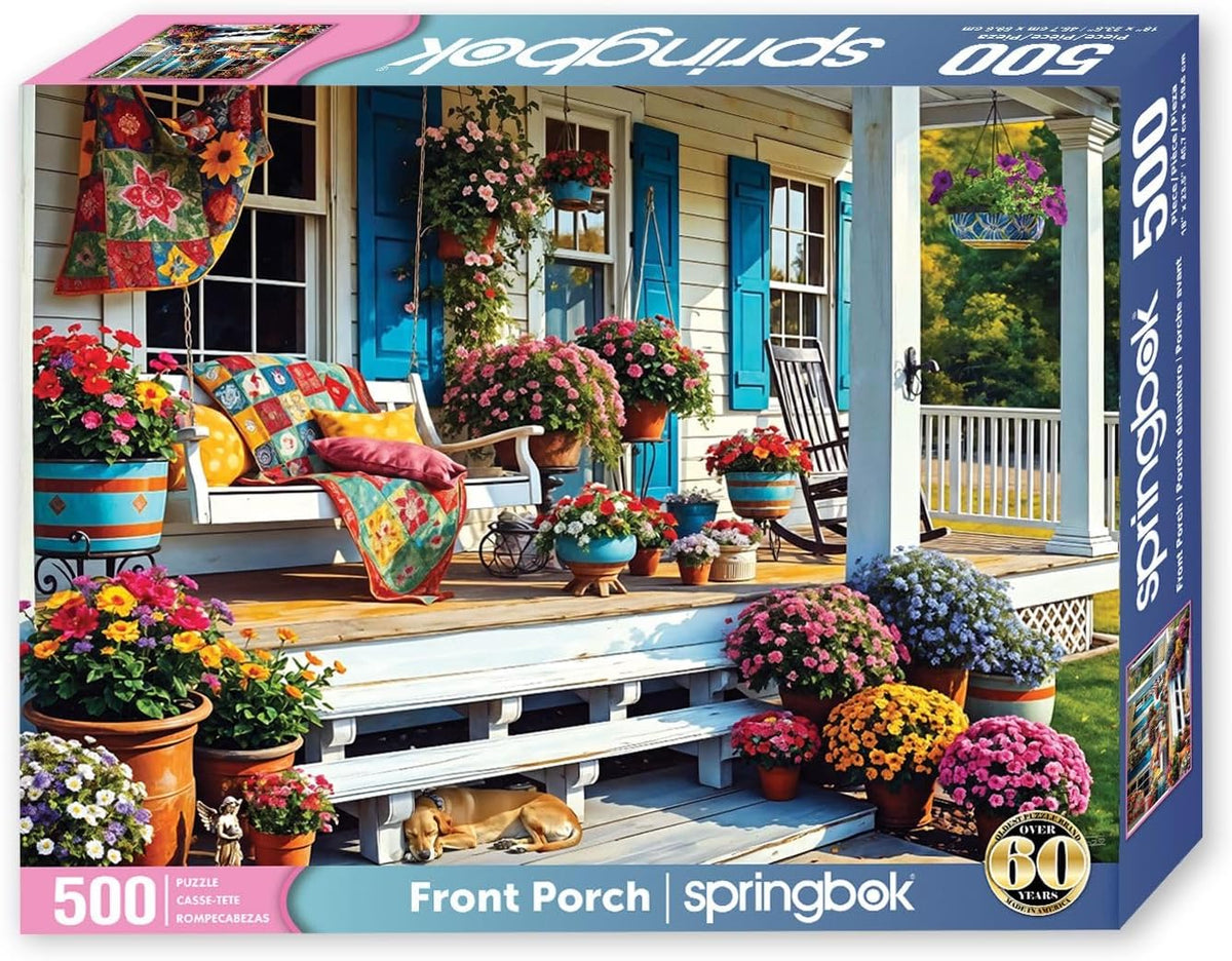SPRINGBOK FRONT PORCH 500pc JIGSAW PUZZLE – Funtime Toys and Gifts