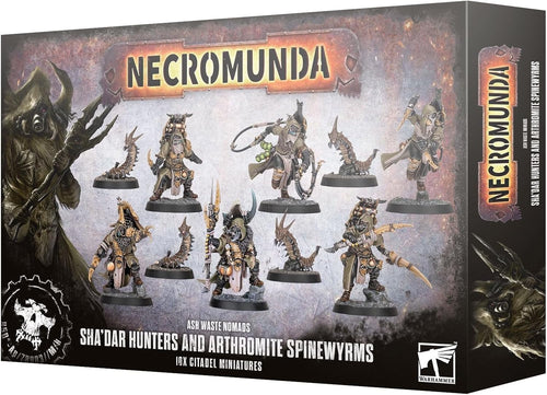 Necromunda Ash Waste Nomads SHA'DAR HUNTERS & ARTHROMITE SPINEWYRMS #301-56