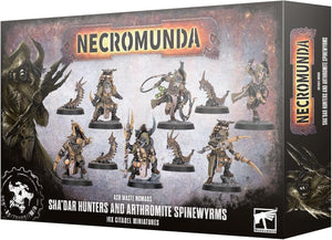 Necromunda Ash Waste Nomads SHA'DAR HUNTERS & ARTHROMITE SPINEWYRMS #301-56