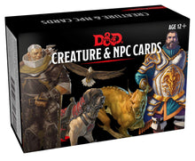 Load image into Gallery viewer, Dungeon&#39;s &amp; Dragons Cards Creature &amp; NPC 5th Ed