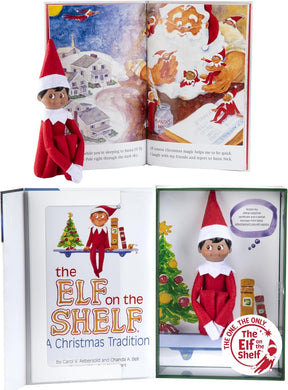 The Elf on the Shelf: A Christmas Tradition - Boy Scout Elf with Brown Eyes