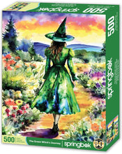 Load image into Gallery viewer, SPRINGBOK THE GREEN WITCH&#39;S JOURNEY LIMITED RELEASE 500pc JIGSAW PUZZLE