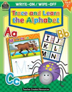 Trace and Learn the Alphabet Write-On Wipe-Off